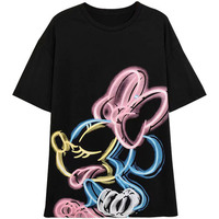 Disney T-Shirt Mickey Mouse stokrotka kaczka nadruk kreskówkowy kobiety bawełna T-Shirt Streetwear O-Neck sweter luźne Tee topy 2
